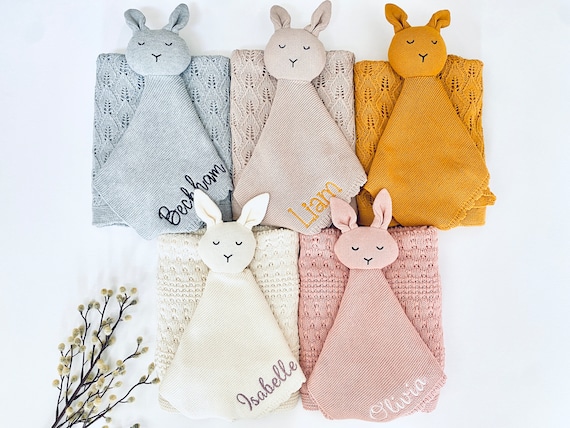 Personalized baby security blanket hot sale