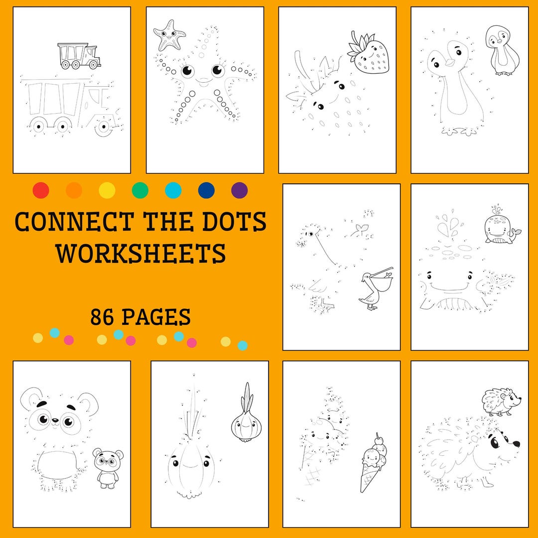Dot-to-dot Worksheets for Preschoolers | Printable Counting & Tracing
