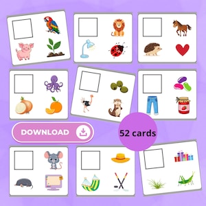 Alphabet Beginning Sounds Cards | ABC Letter Sound Matching Game | Preschool & Kindergarten Phonics PDF