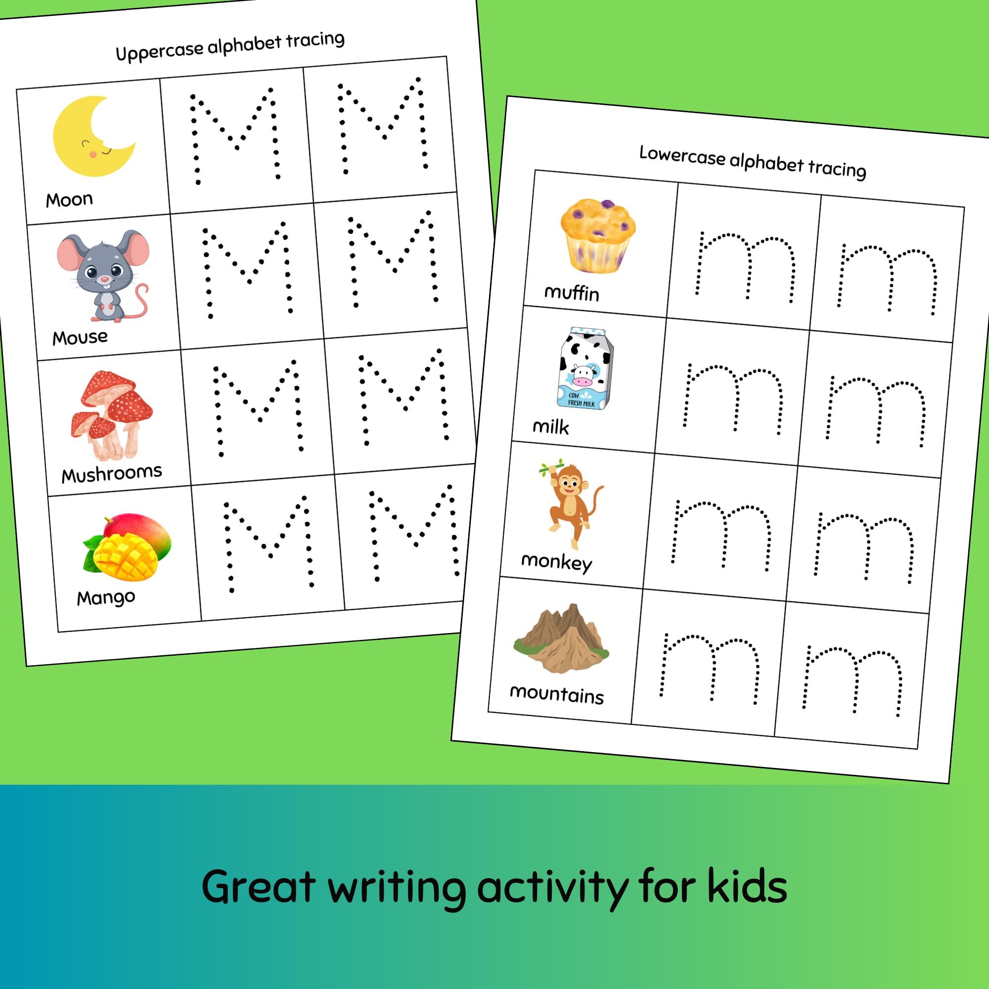ABC Practice Worksheets | Letter Tracing Sheets for Preschool ...