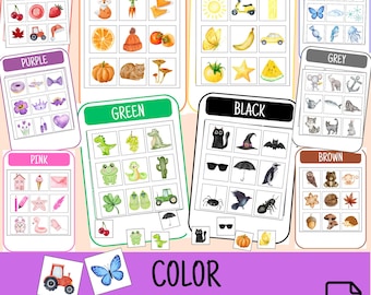Color Sorting Game | Preschool Color Recognition Activity