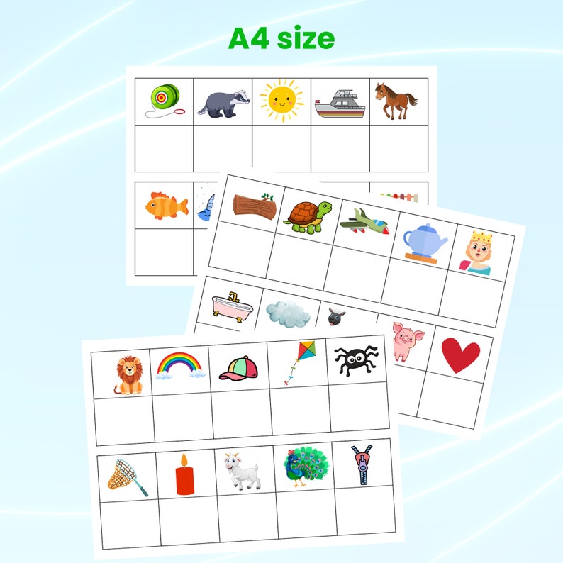Beginning Sounds Letter Match Phonics Worksheets, Letter Sounds