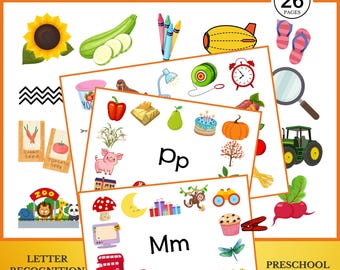 Alphabet Picture Matching Activity | Letter Recognition & Early Literacy Game for Preschool