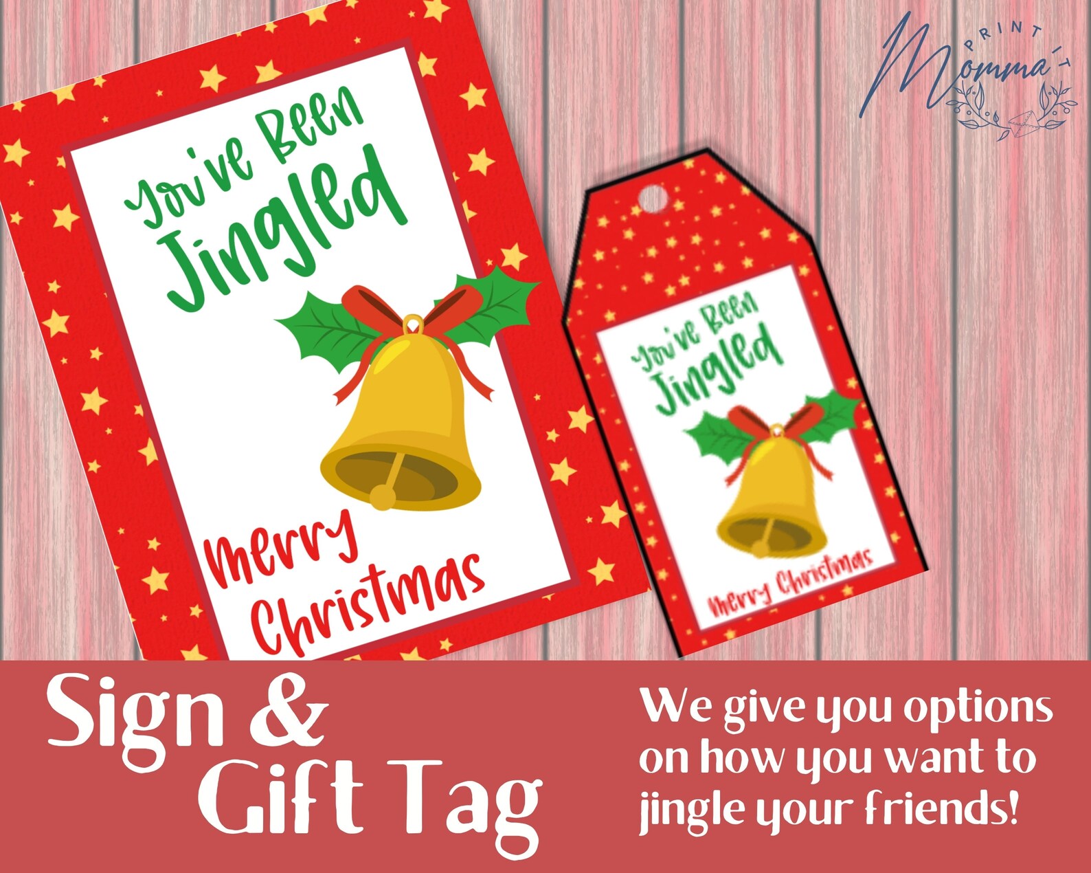 You've Been Jingled Christmas Printable You've Been - Etsy