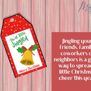 You've Been Jingled Christmas Printable | You've Been Jingled Kit | We ...