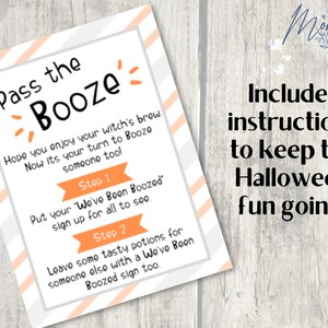 You've Been Boozed Halloween Printable | You've Been Boozed Kit | You ...