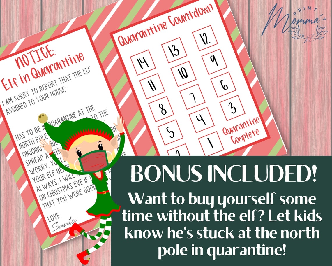 Mischievous Elf Kit Printable Letters From the Elf Digital - Etsy