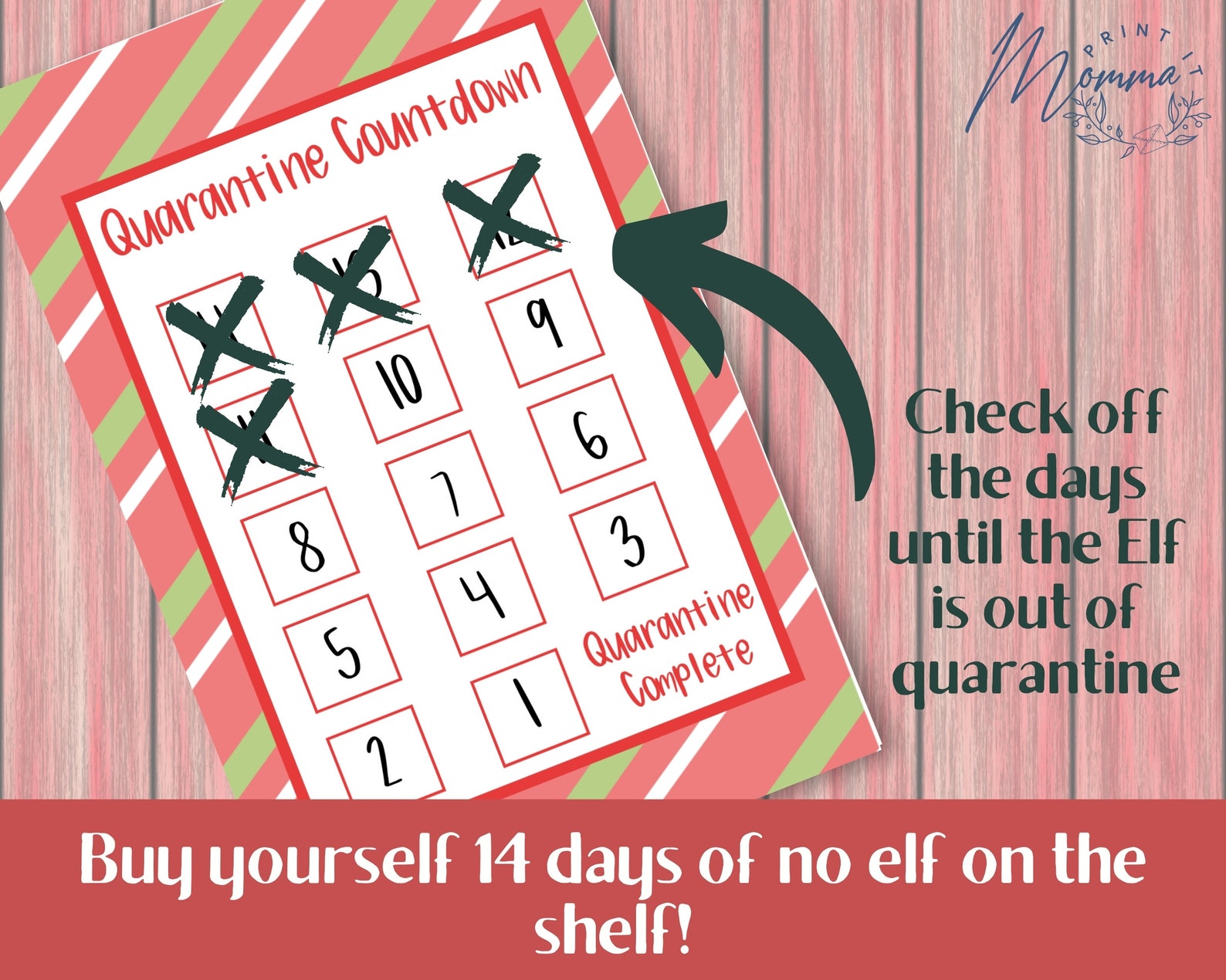 Elf In Quarantine Printable Quarantined Naughty Elf Letter Digital