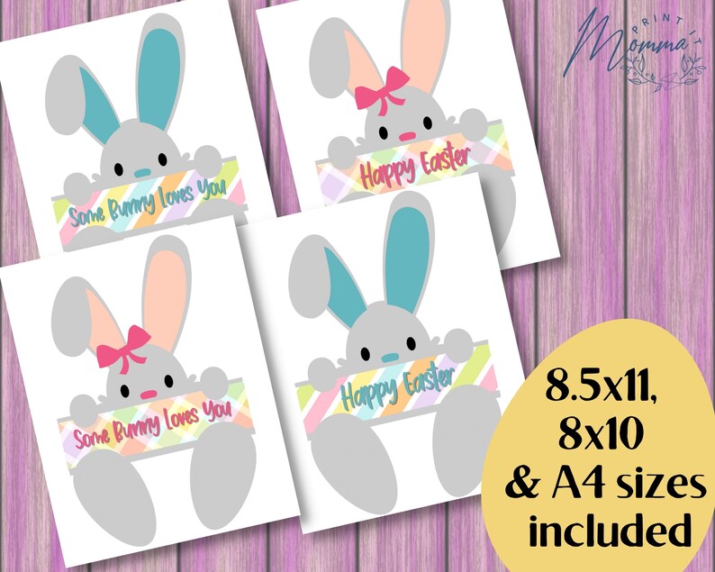 easter bunny footprint art printable easter footprint kids etsy