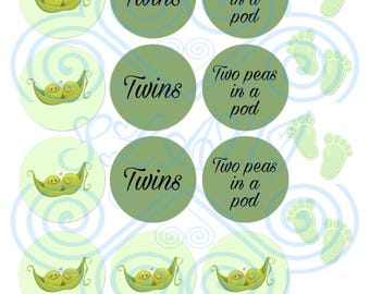 Peas in a Pod Edible Images
