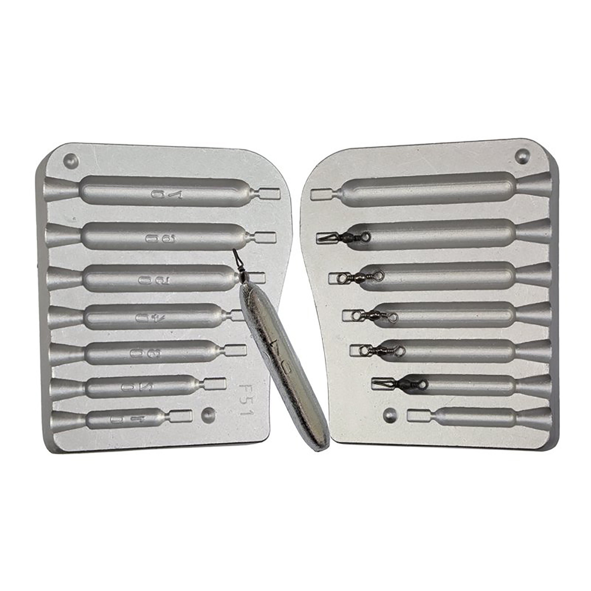 Cheap Fishing TIN/LEAD Molds ALUMINIUM MOULD Casting Moulds For TIN&LEAD