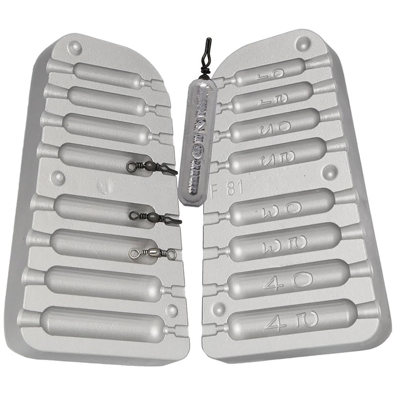 Pencil Drop Shot Lead Fishing Mold 1015202530354045g Lead Mold