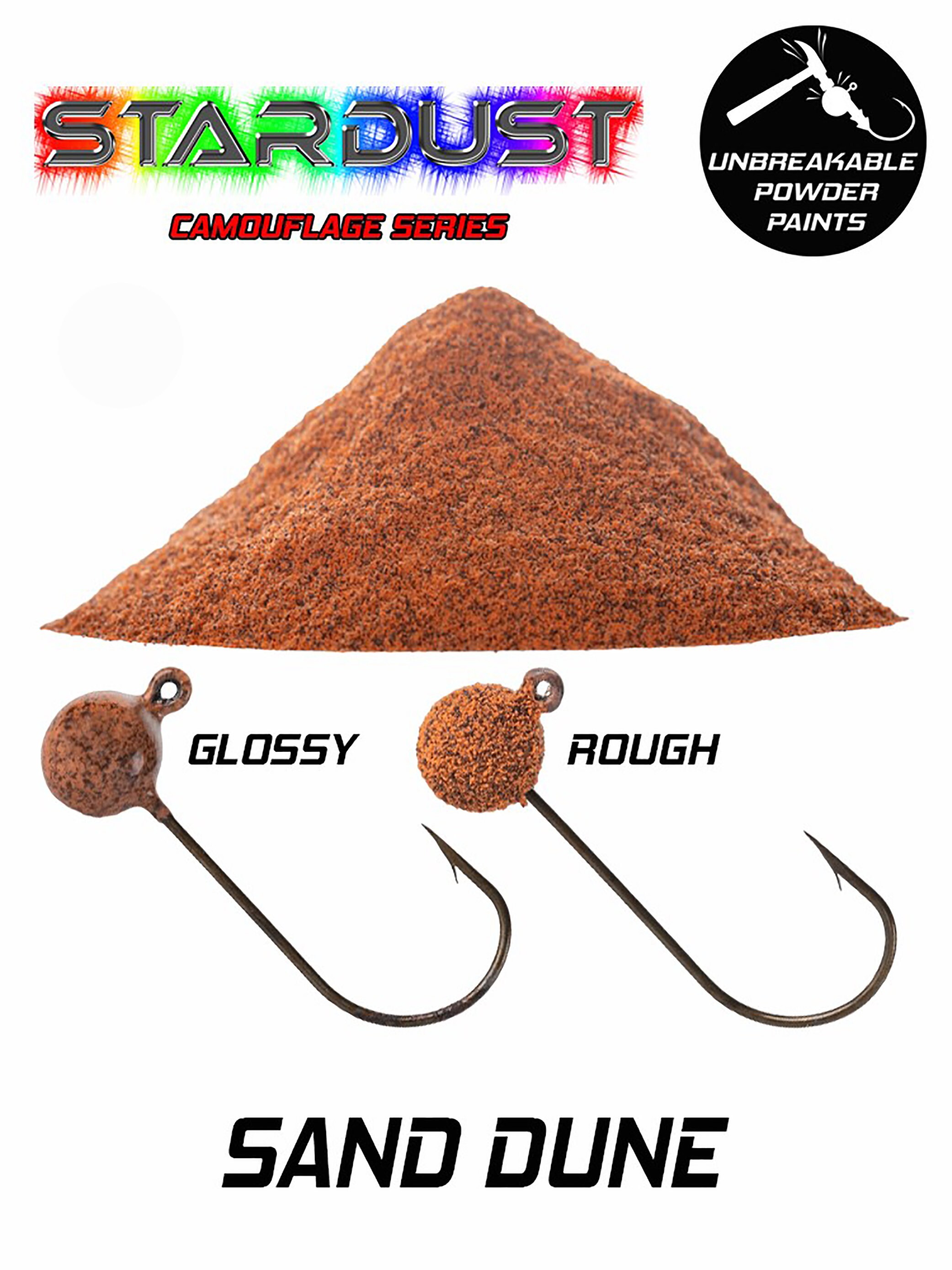 Stardust Poudre Revêtement Plastique UV Rouge 100g – Pour Poids De Pêche, Gabarits & Leurres Personnalisés