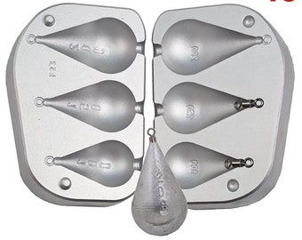 Pear lead fishing weight mould 100-150-200g,Boat,Carp