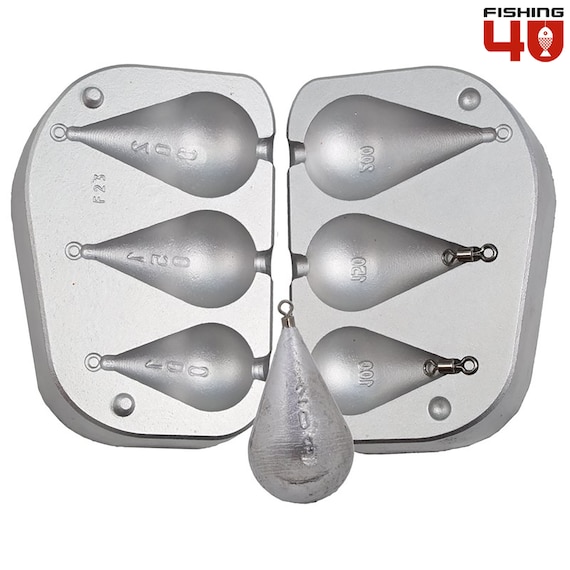 Pear Lead Fishing Weight Mould 100-150-200g,boat,carp 