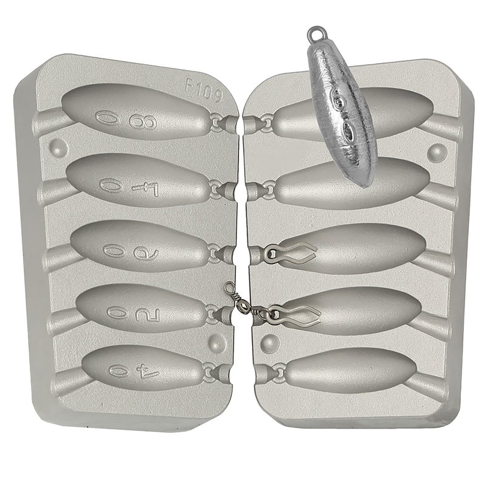 FISHING LEAD SINKER WITH THREAD NO.2
