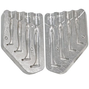 Swim Paddle Aluminium Mould 50-60-70-80mm / Silicone Soft Lure Fishing Mould