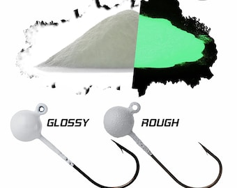 Stardust Plastic Coating Powder for Fishing Weights Color: Glow White
