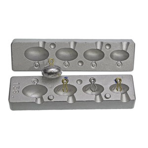 Back Lead Mold 25-35-40-50g Fishing lead sinker mold/Carp Fishing Mold