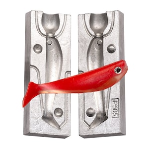 Swim Paddle Aluminium Mould 70mm / Silicone Soft Lure Fishing Mould