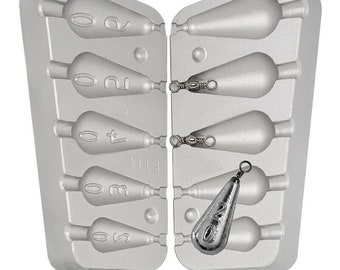 Pear lead fishing weight mould 20-30-40-50-60g /Carp Boat Fishing
