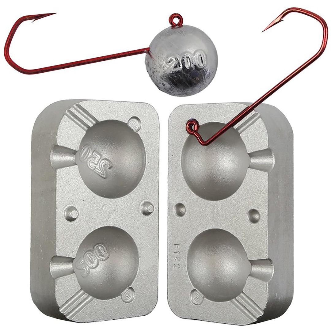 Round Jig Head Mold 200250g Fishing Jig Aluminum Mold Etsy