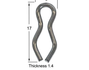 Stainless Steel Sinker Eyes Size 1 – Fishing Lead Loops, 100pcs