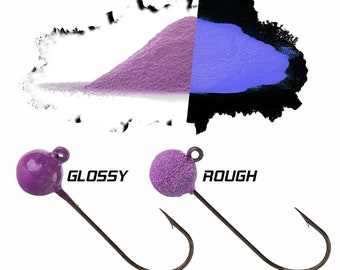 Pó de revestimento plástico Stardust para pesos de pesca Cor: Roxo brilhante