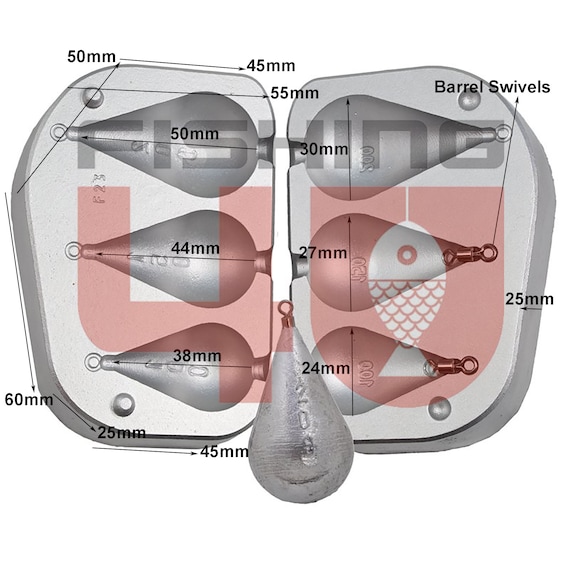 Stampi Per Piombi Da Traina - Guardiano - Foto 5