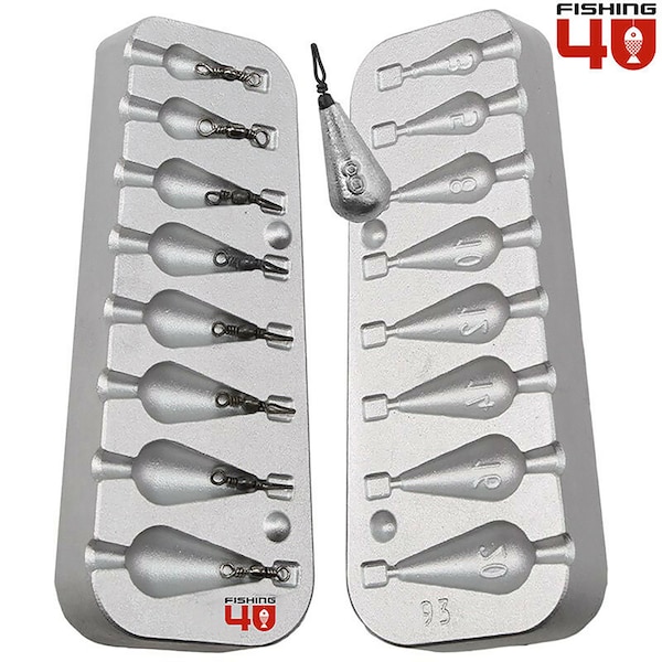 Fishing Lead Weight Molds Etsy