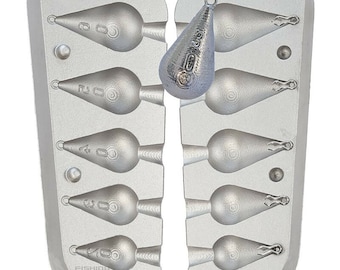 Pear lead Fishing weight Bomb Lead Mould 20-30-40-50-60g sea,boat, beach,carp