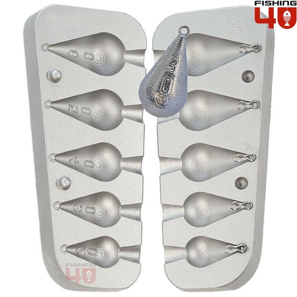 Fishing Lead Weight Molds Etsy