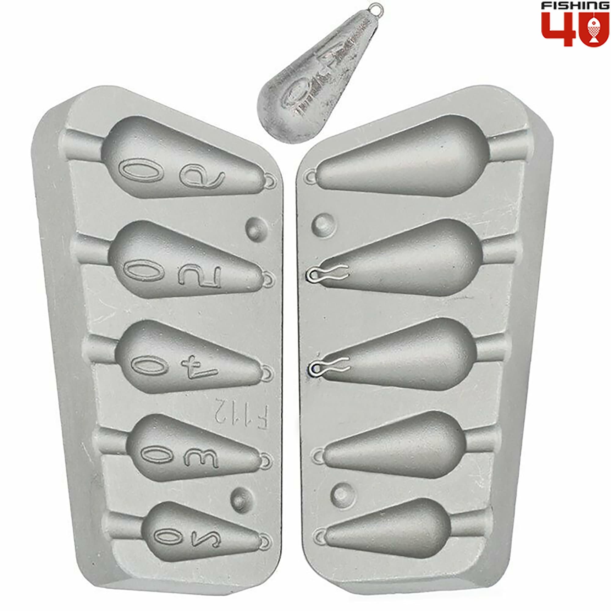 Oz Fishing Weight Molds Lead Fishing Weight Molds Sinker Molds