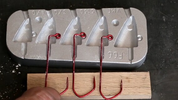 Moule à Tête De Poisson Pour Plomb De Pêche - 30-40g - Pour Hameçons VMC 5150 4/0 Et 5/0 - Fishing4U