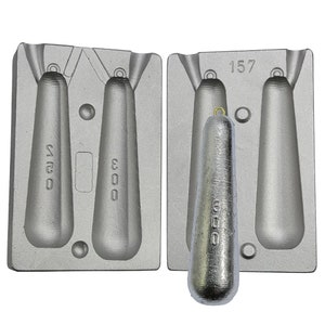 Perenlood Visgewicht Bom Lood Schimmel 250-300 g zee, boot, strand, karpervissen