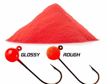 Stardust Plastic Coating Powder for Fishing Weights Color: UV Red