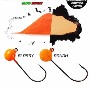 Stardust Plastic Coating Powder for Fishing Weights Color: Glow Orange