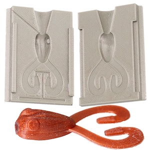 Frog Micro Plastic Mold 35mm / Silicone Soft Lure Fishing Mold