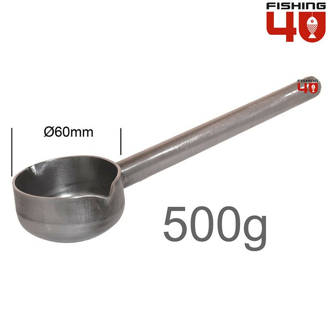 Mestolo Per Piombo Da Pesca In Acciaio Inox - 180g / 6oz - Stampi Per Piombi (Cipro)