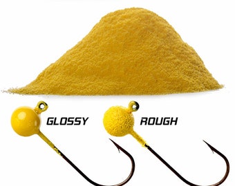 Pó de revestimento plástico Stardust para pesos de pesca Cor: Amarelo
