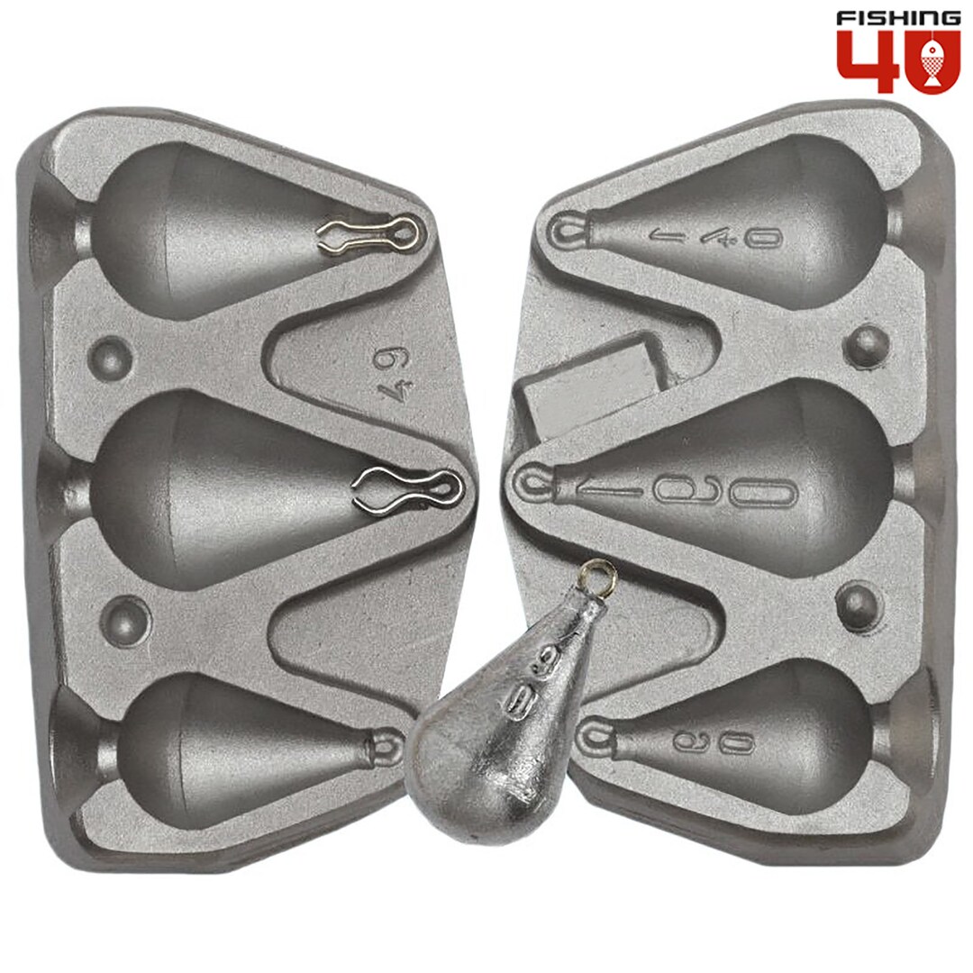 Pear Lead Fishing Weight Mould 90140190g Seaboatcarp Etsy