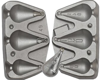 Pear lead fishing weight mould 90-140-190g Sea,Boat,Carp Fishing