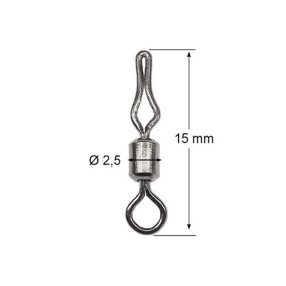 Drop Shot Swivels 100pcs, Line Grip Swivels Drop Shot Mold