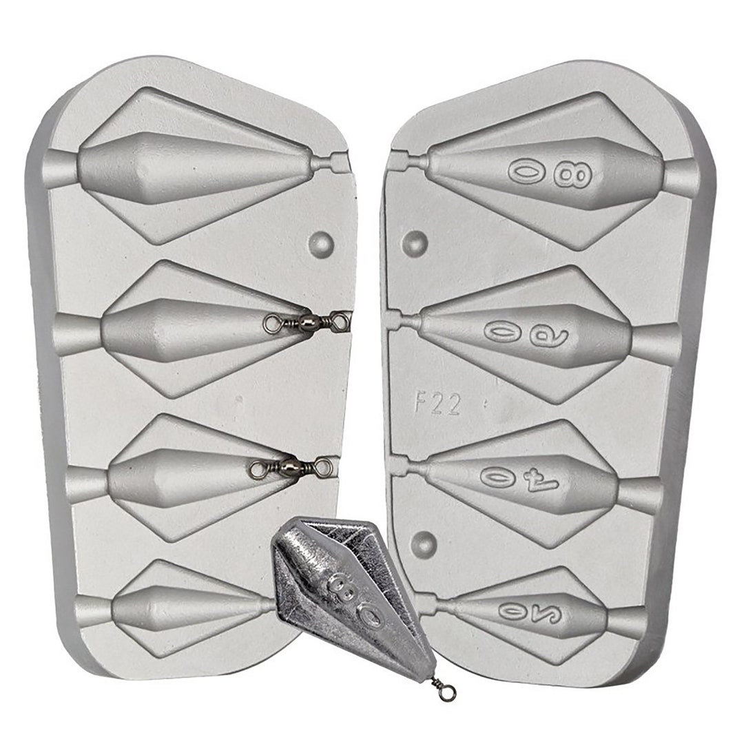 Wing Sinker Mould 20406080g Fishing Sinker Mould, Uses Swivel Etsy