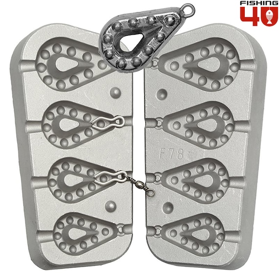 Cnc Moulds Sea Fishing Weights Molds DIY Sea Fishing Lead Weights