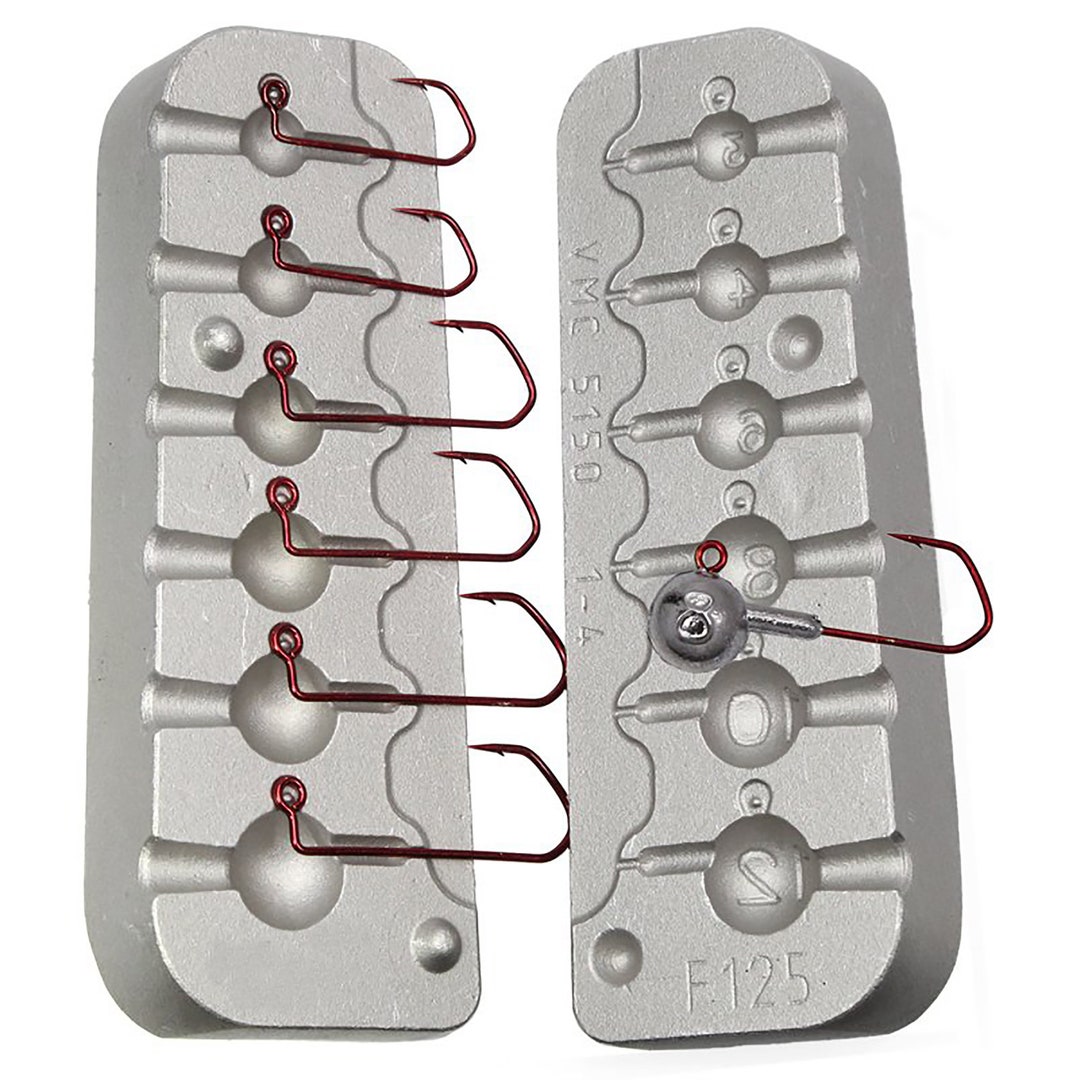 Round Head Jig Moldplain Collar 34681012g Fishing Jig Aluminum