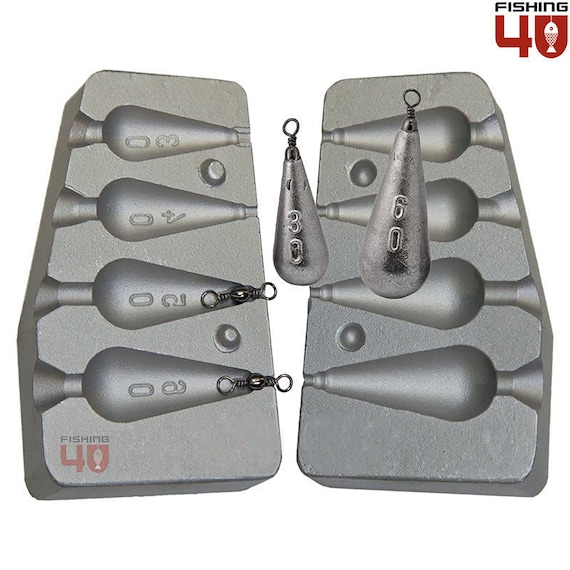 Pear Lead Weight Mould 30-40-50-60g Fishing Lead Mould/carp Boat