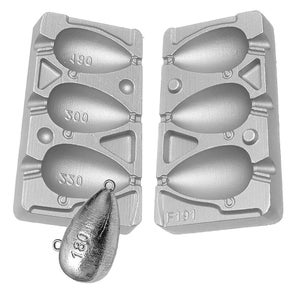 Pear sinker Sea Fishing 180-200-220g sea, boat, beach, carp fishing