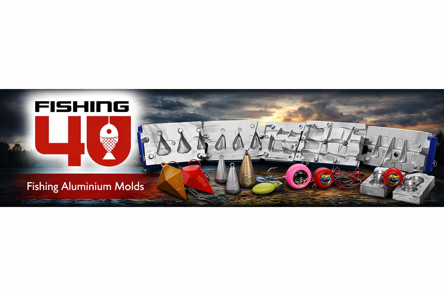 Stampo In Alluminio Per Piombi Da Pesca BUGMOLDS &ndash; Crea Esche E Jig Per Brocca Alta