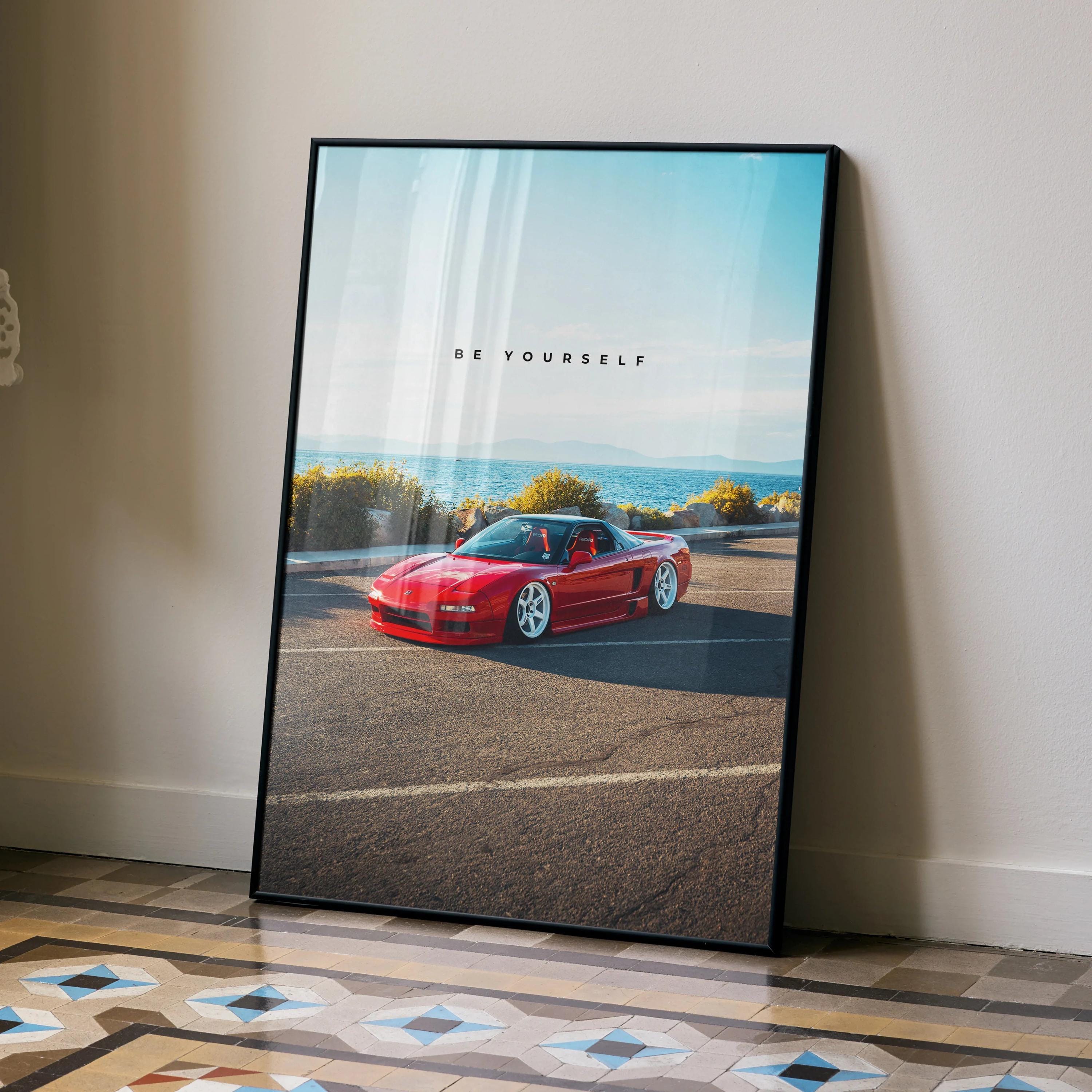 (フレーム付き)NxWorries アートポスター モチベーションを高めるポスター - Acura NSX インスピレーション